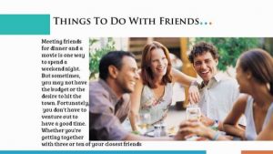 Free Things To Do With Friends 2